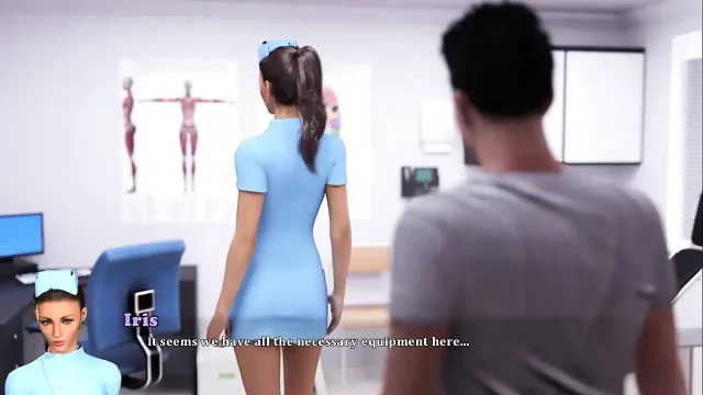 Amnesia a sexy nurse is doing a dick examination in the hospital ep20