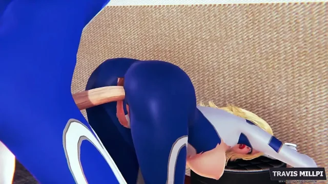 Invisible Woman Is Getting Fucked with Elastic Dick in Anal Parody