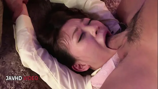 Miu Kimura's Explosive Threesome Adventure with Two Guys Legendary Asian Blowjob Action