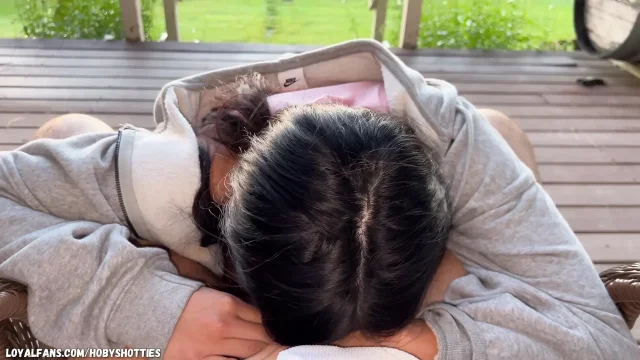 All Natural Beauty Sucks Boyfriends Cock & Swallows Cum By The Lake