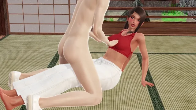 Trainer Jamila In Tatami Room 3D Hentai - Big Tits Massage Wet Pussy Licking