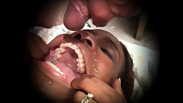 Beautiful Black Cougar Fucked Doggy Style and Cumshot in Mouth by Big Black Cock