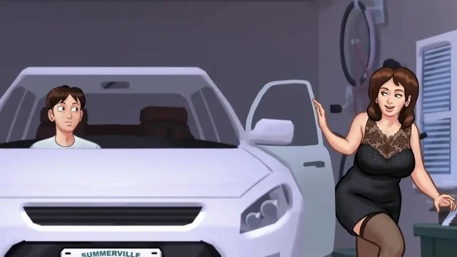 Landlady Ends Up Making Love After Romantic Dinner - Summertime Saga