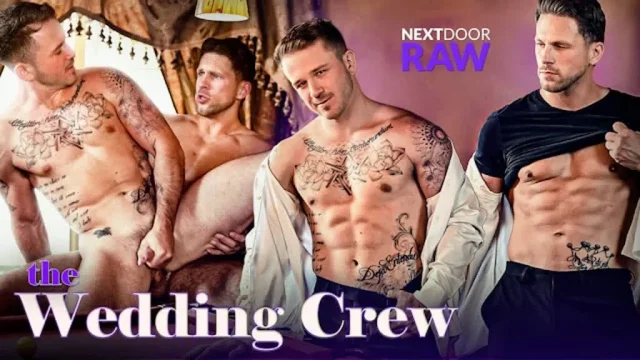 NEXT DOOR STUDIOS - Pool Table Pounding - Hunk Roman Todd Rails Stressed Wedding