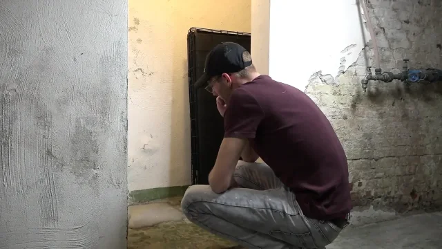 Teen Romy gets fucked hard in the basement