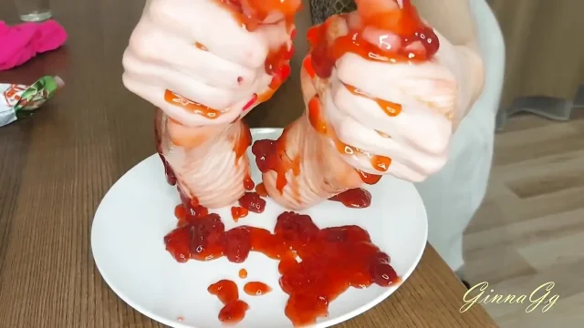 licked the jam off her feet uncensored video