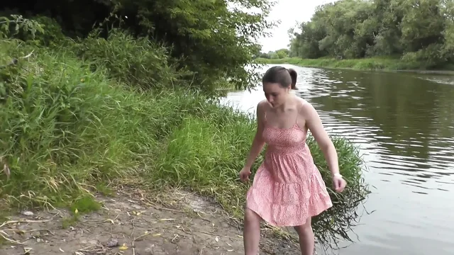 Solo Camping Without Panties