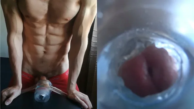 This is how I CREAMPIE my FLESHLIGHT - Camera inside a TOY PUSSY