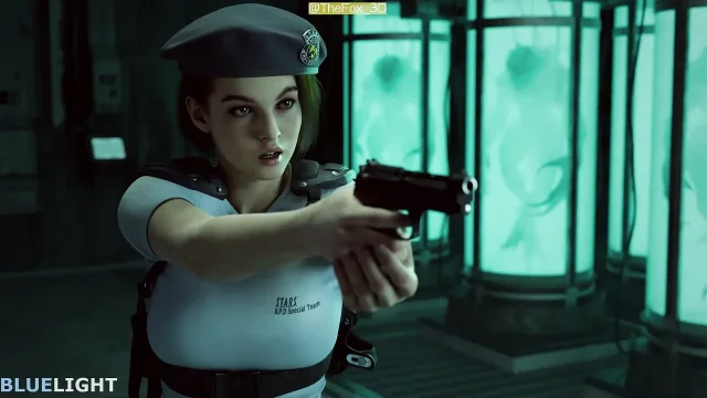 Resident Evil Jill - The Ultimate Lifeform WM Sound By BlueLight Animation 3D Hentai